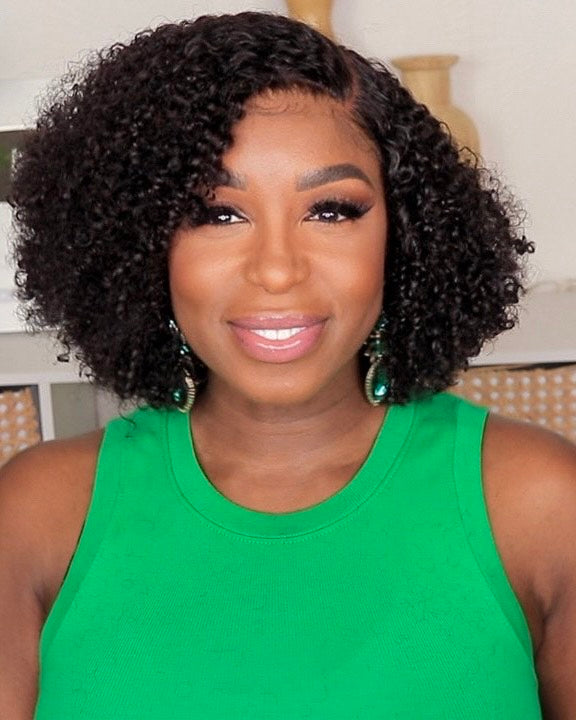 14" HD 3D Dome Cap Coily Wig - OMG Her Hair