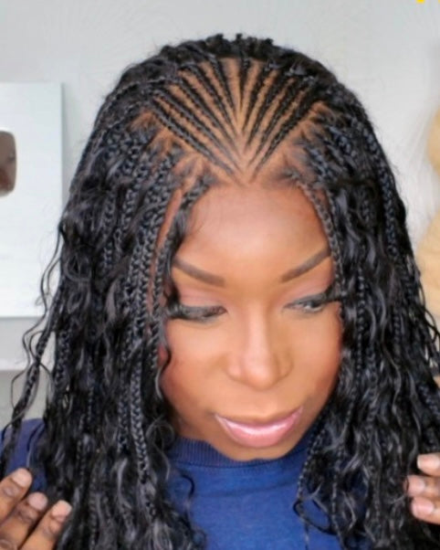 30" Fulani Braided Wig - Jaliza