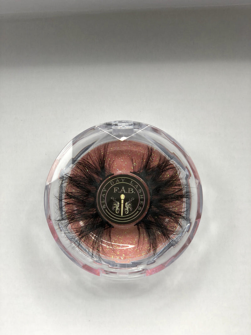 4D Mink Eyelashes - 25mm Handmade Fluffly/Dramatic